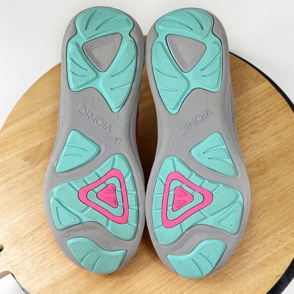 Vionic 331 Hydra Lace Mesh Slip On Sneaker Pink Aqua 7.5 - Picture 8 of 11